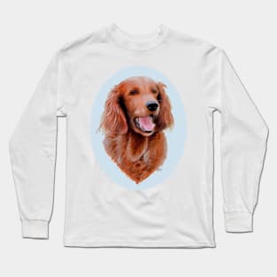 Irish Setter Painting Long Sleeve T-Shirt